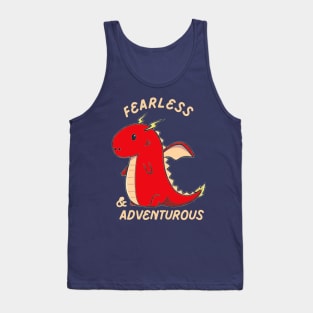 Fearless & Adventurous Cute Dragon Year of the Dragon 2024 Tank Top